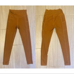 Wolven Tumeric Pocket Legging - NWOT